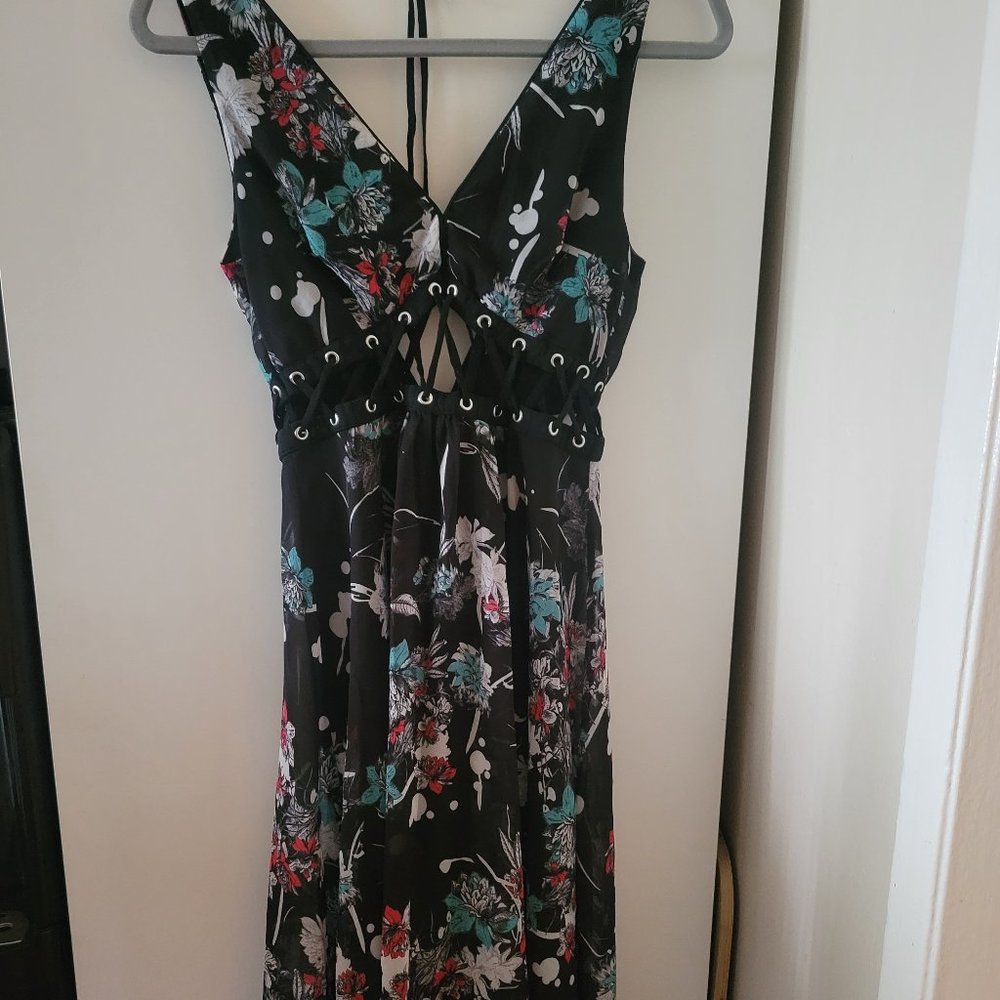 Bershka Lotus Flower Dress